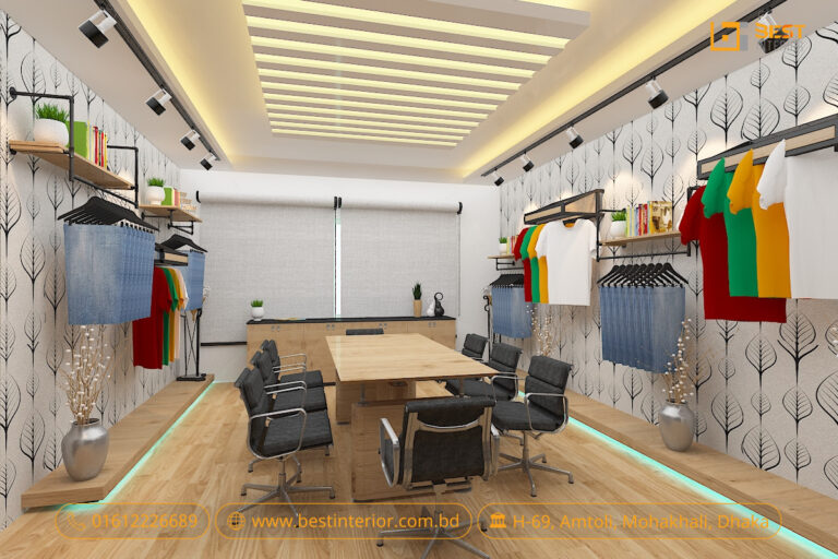 buying house display studio design Bangladesh – 1. Buying House Display Studio Design Concept

2. Garment Sample Display and Buyer Meeting Space

3. A Practical Studio for Product Review Meetings

4. Display Racks, Meeting Table and Lighting Plan

5. Interior Concept for a Garment Buying House – product view 2